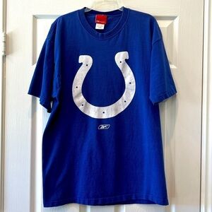 Reebok Indianapolis Colts Tee Shirt Size Large Casual Team Apparel